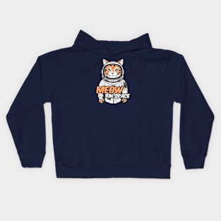 Astronaut cat Kids Hoodie